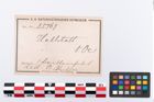 Etikett zu Bronzebrillenfibel (NHMW-PRAE-035767)